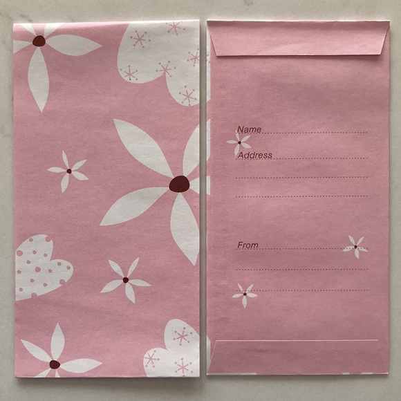 💕4 FOR $10💕 Flower Heart Letter Set - Picture 4 of 4